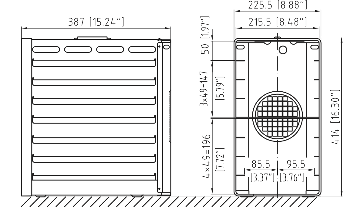 Drawing for ATLAS Oven Rack( for 32 meals)