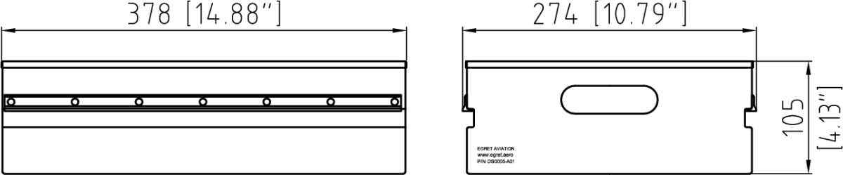 Drawing for ATLAS Aluminium Drawer